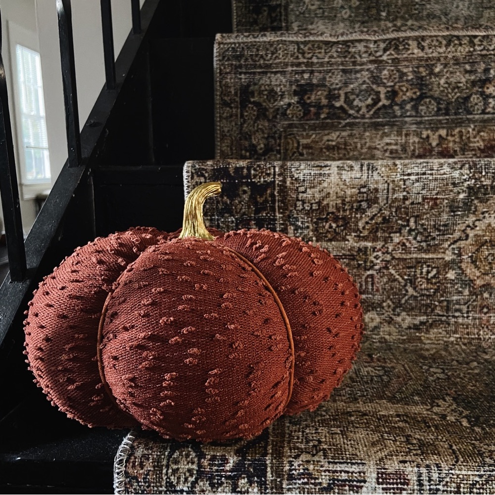 Plush Pumpkin Fall Decor